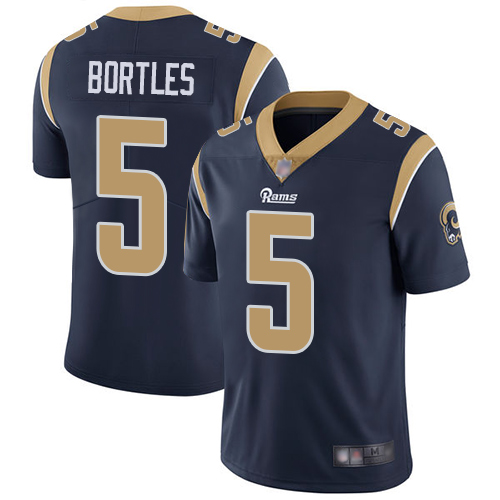 Los Angeles Rams Limited Navy Blue Men Blake Bortles Home Jersey NFL Football #5 Vapor Untouchable